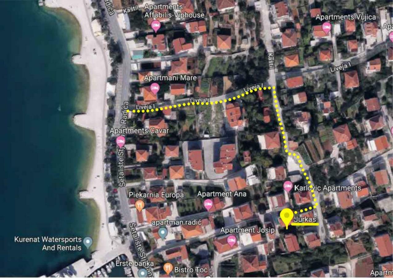 Ferienwohnung Jurkas Trogir Exterior foto